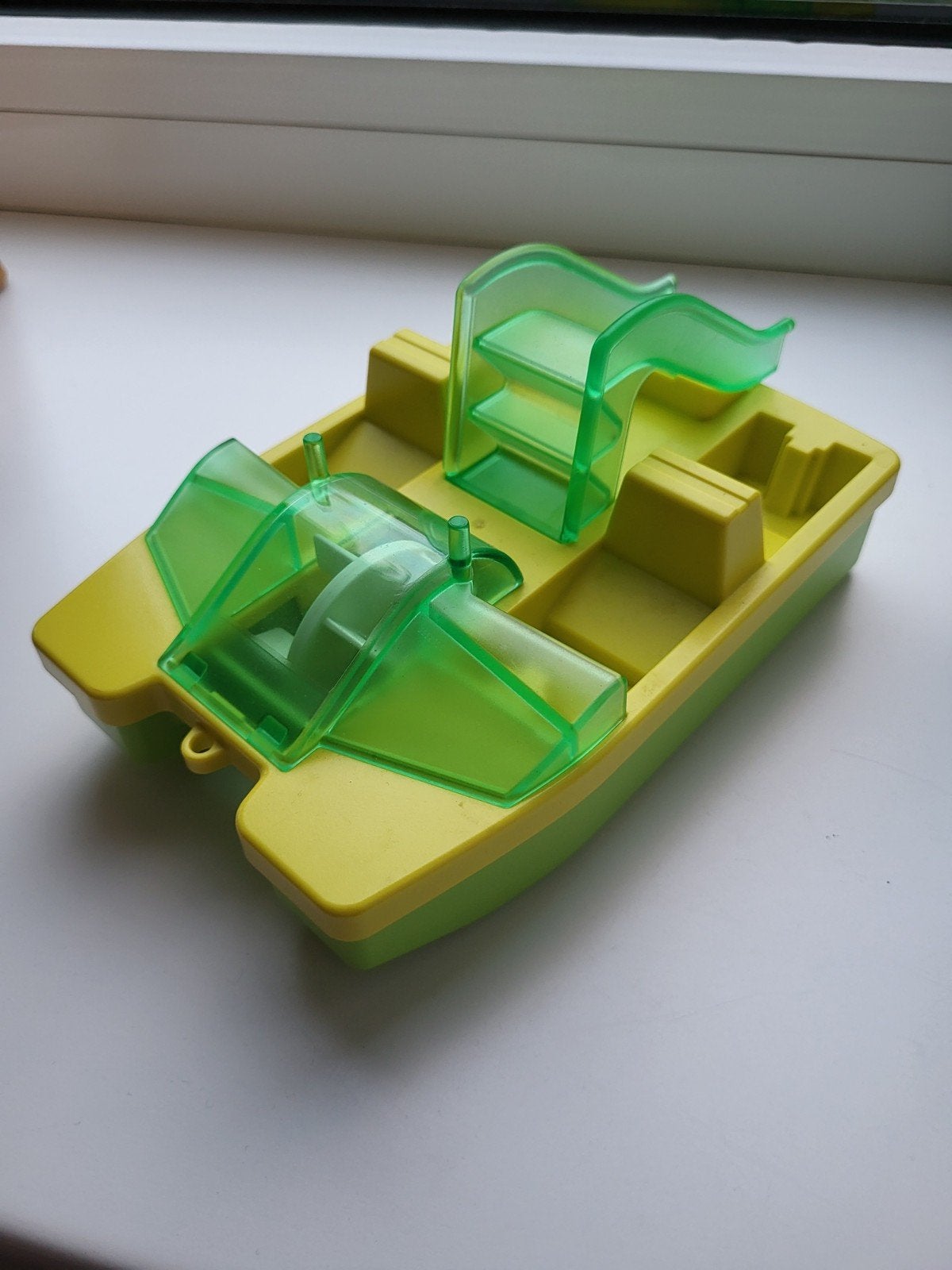 Playmobil waterfiets - Geel/Groen, Gebruikt, Complete set, Voertuig, Ophalen of Verzenden