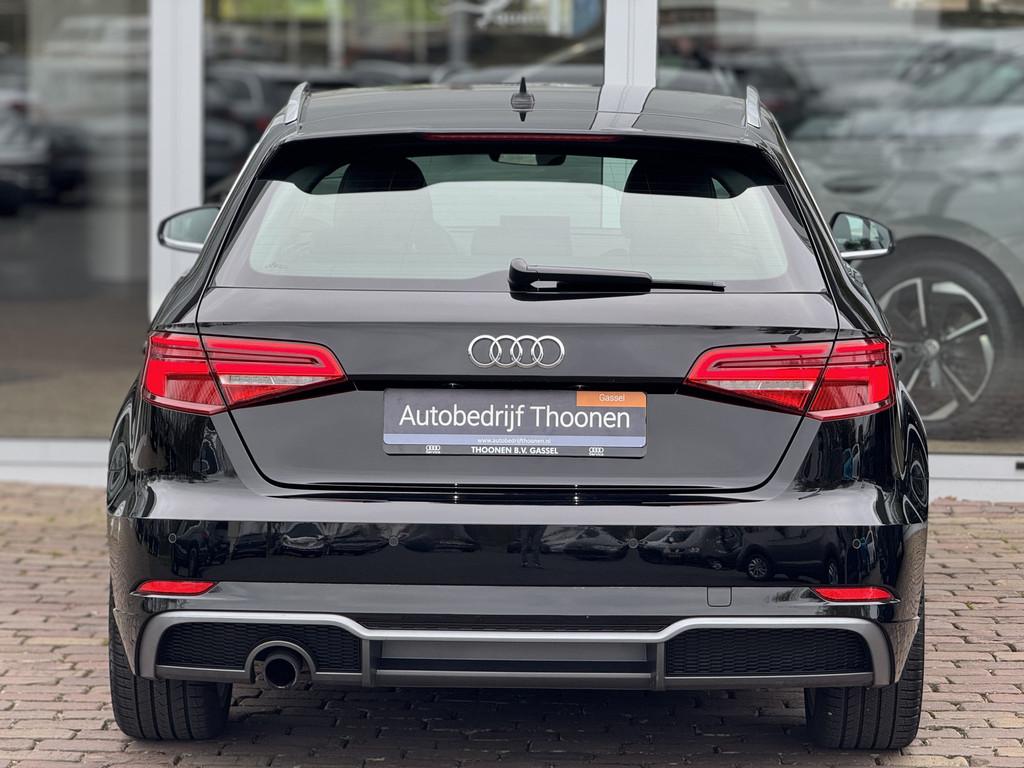 Audi A3 Sportback 1.0 TFSI Sport S Line Edition LED | Cruise, Gebruikt, Euro 6, Zwart, Origineel Nederlands