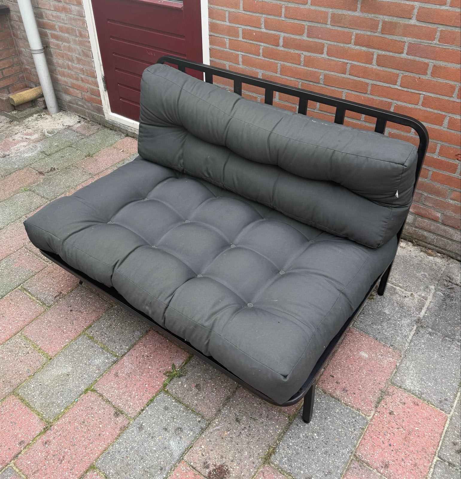 Lounge/Tuinbankje, Aluminium, Zo goed als nieuw, Loungeset, Bank