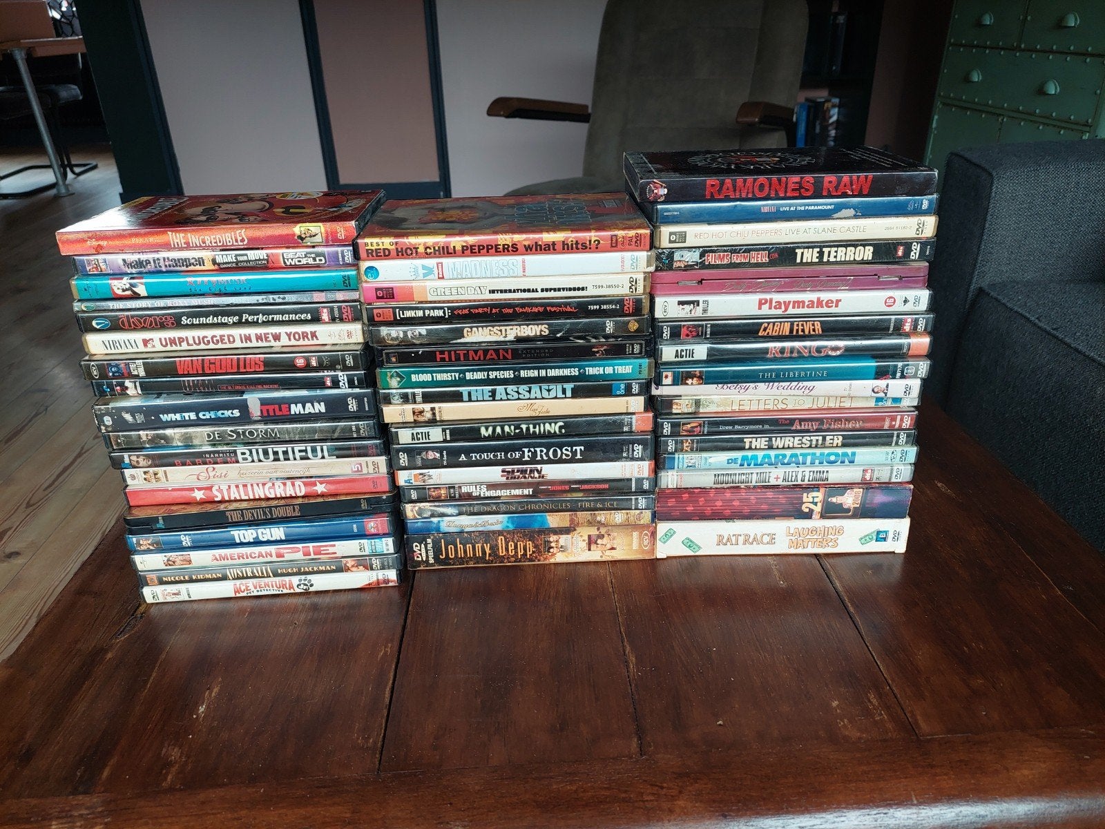 51 diverse DVD's - Actie, Muziek, Komedie en meer!, Ophalen of Verzenden, Gebruikt