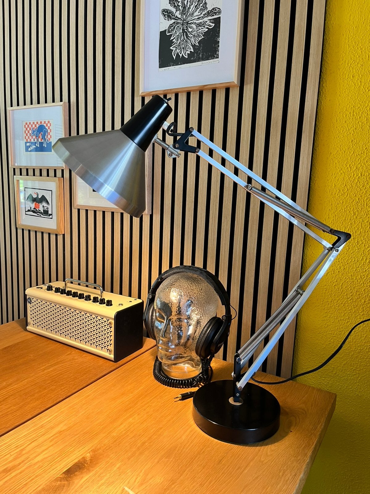 Hala Zeist bureaulamp / architecten lamp, Huis en Inrichting, Lampen | Tafellampen, Ophalen, Met schakelaar, Bureaulamp, Gebruikt