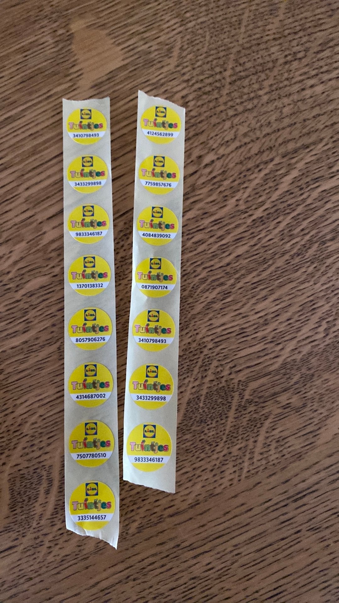 15 spaarzegels Lidl tuintjes, Lidl, Ophalen of Verzenden