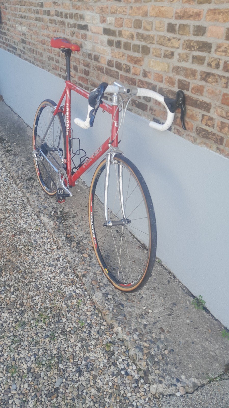 Concorde neo retro racefiets campagnolo 2x10, Fietsen en Brommers, 28 inch, Gebruikt, Staal, 15 tot 20 versnellingen