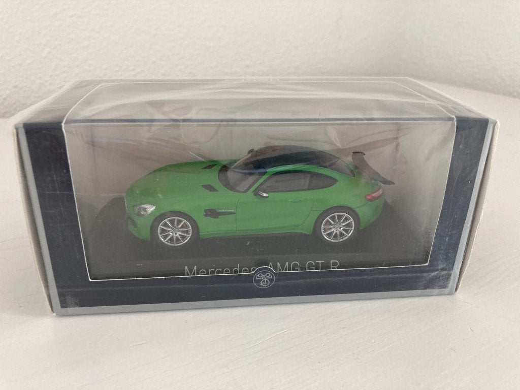 Norev Mercedes AMG GT R Green Matt Metallic 2017 143, Hobby en Vrije tijd, Ophalen of Verzenden, Zo goed als nieuw, Auto, Norev