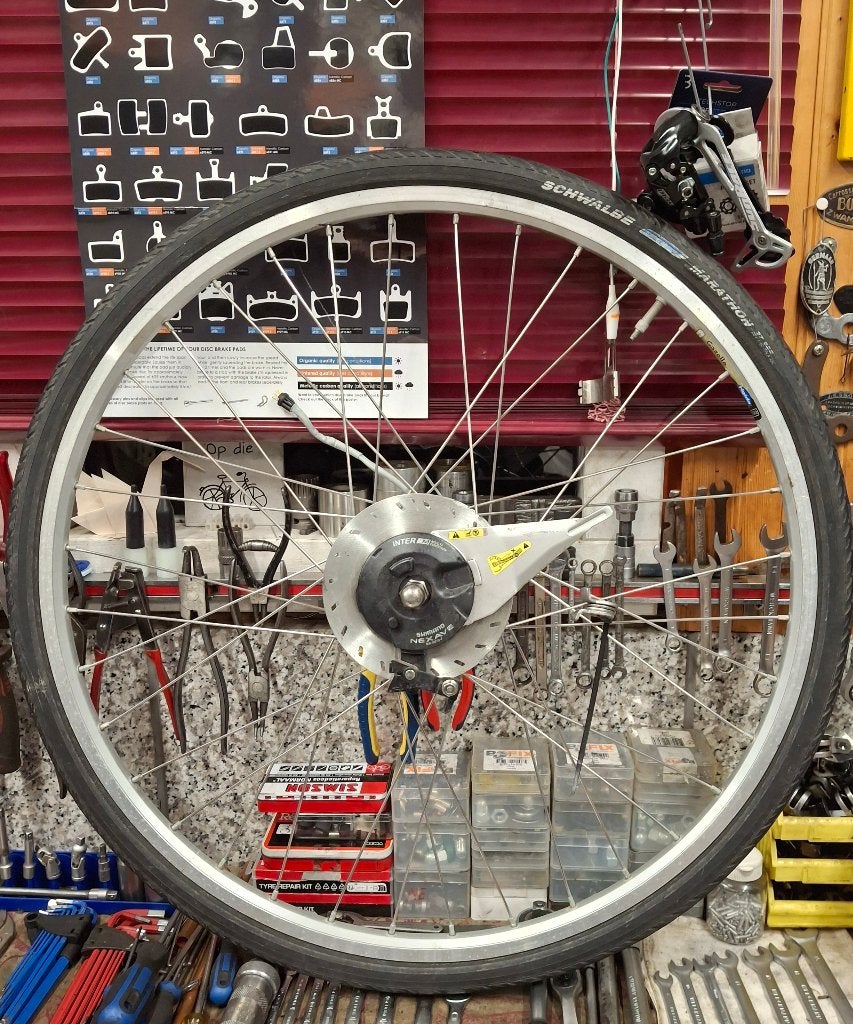 Gazelle voorwiel E-bike, Fietsen en Brommers, Gebruikt, Aluminium, Gazelle, Ophalen