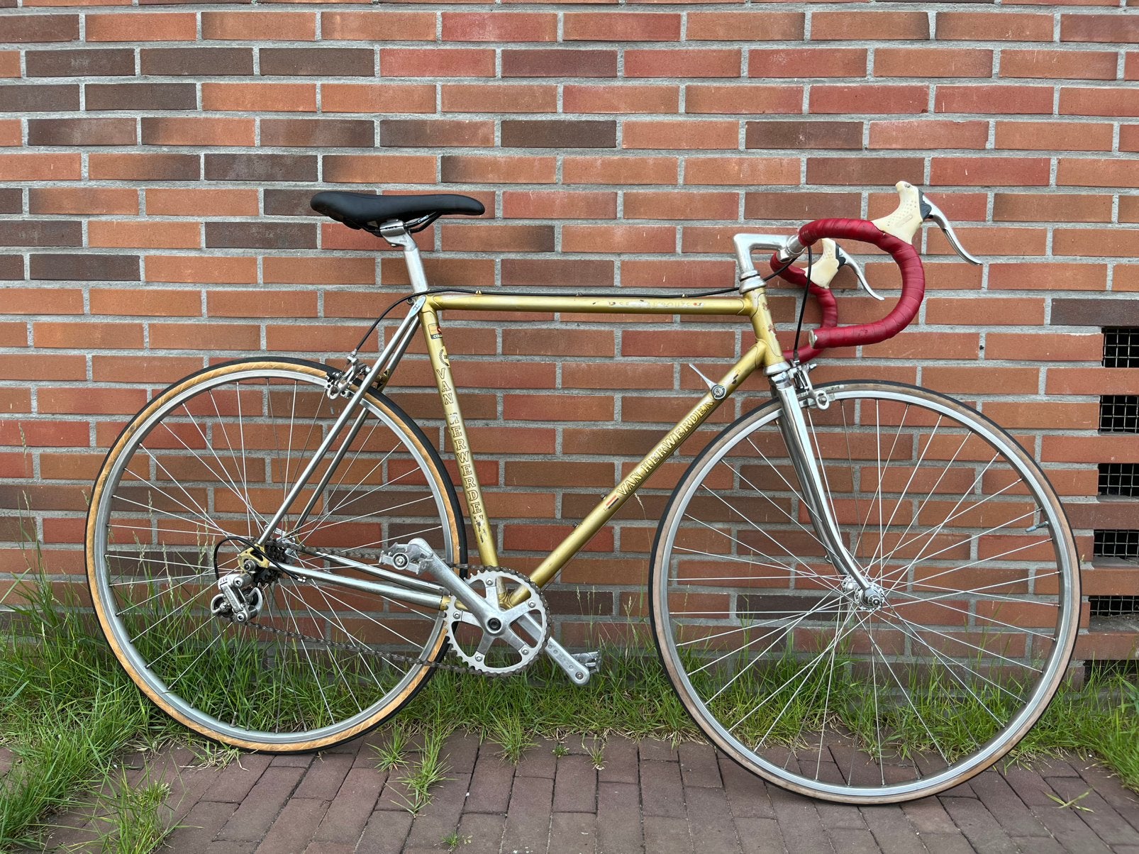 Vintage racefiets Van Herwerden, Minder dan 10 versnellingen, Gebruikt, Staal, 53 tot 57 cm