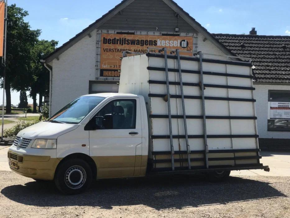 Volkswagen Transporter T5 2.5 TDI 128 kW Euro 4 Glastranspor, Voorwielaandrijving, Stof, Gebruikt, 2500 kg