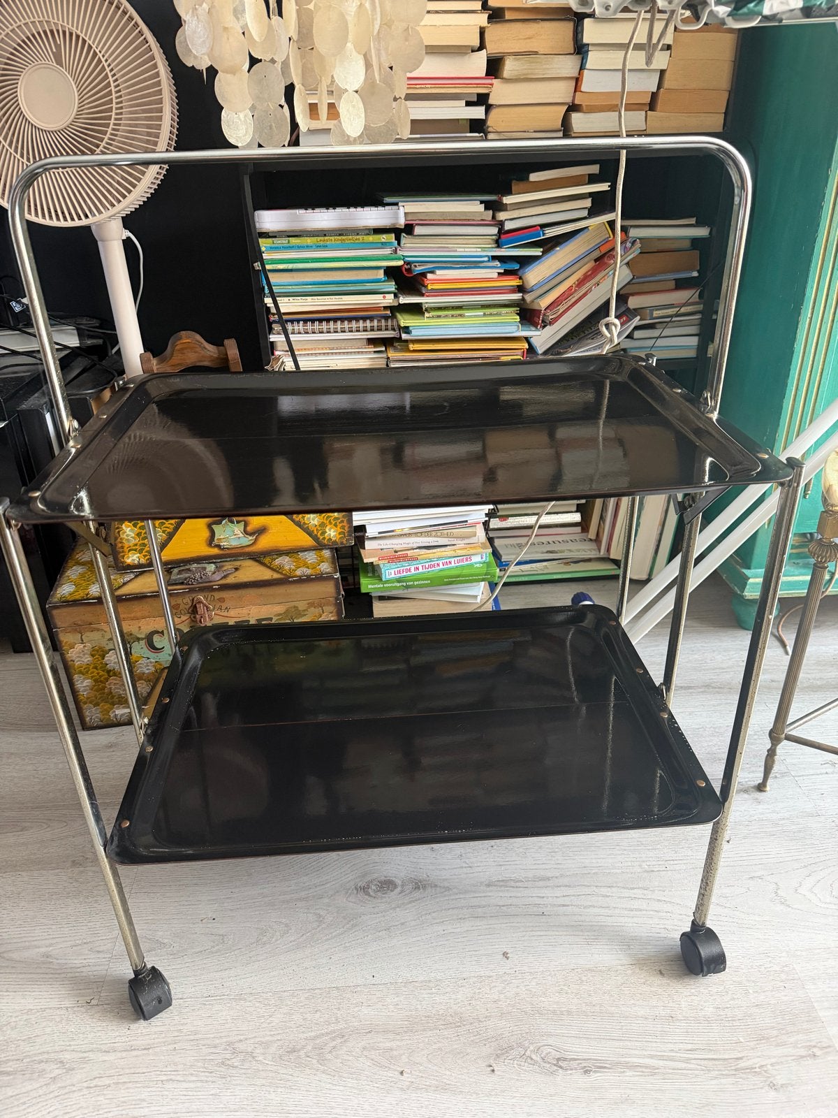 Vintage Italiaanse design serveerwagen Speedy Mod. Select, Antiek en Kunst, Ophalen of Verzenden