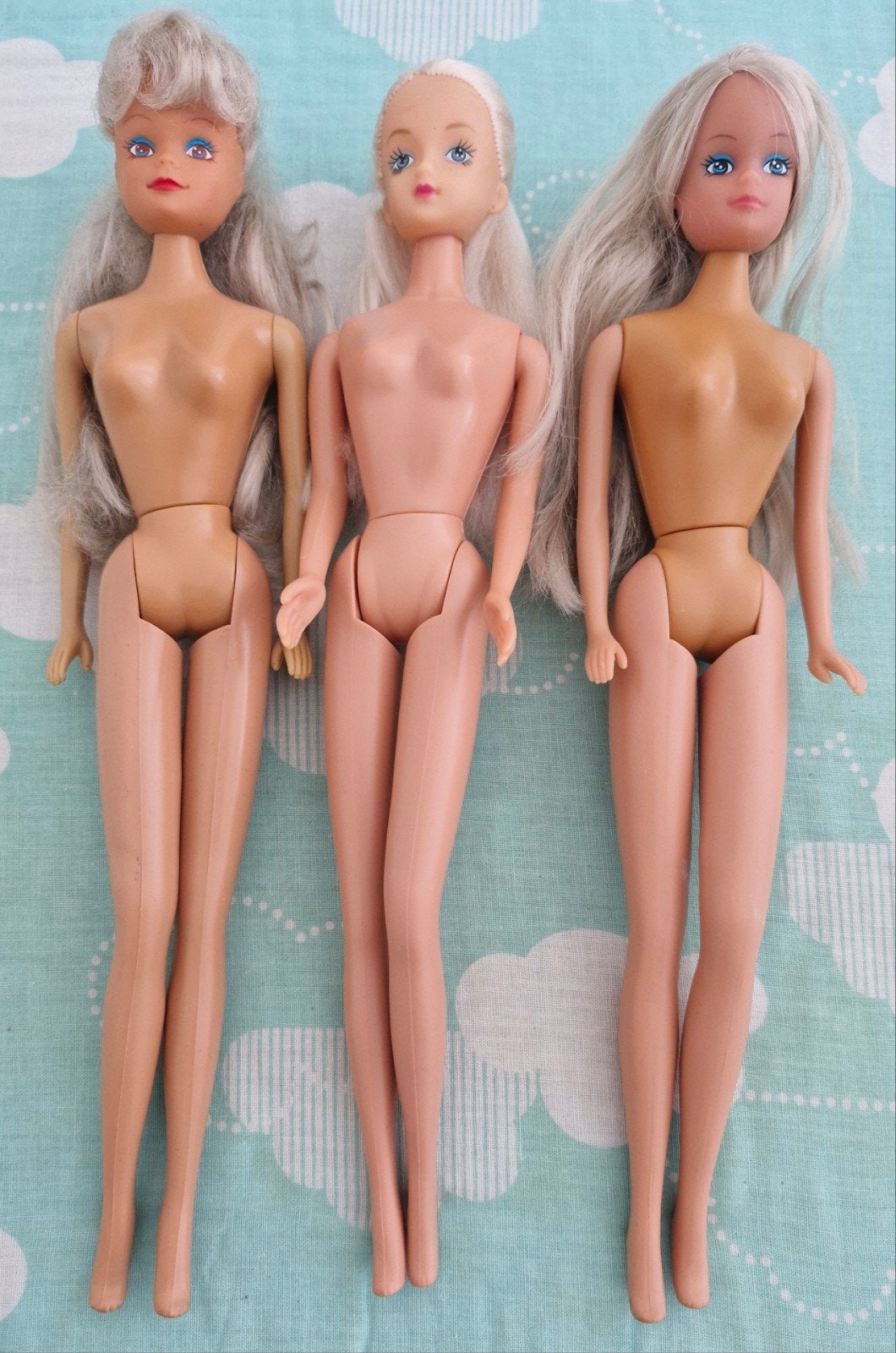 3 Barbies met lang haar Simba Steffi Love Twist & Turn, Ophalen of Verzenden, Zo goed als nieuw, Barbie