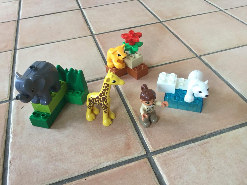 LEGO Duplo Baby Zoo Set 4962 - Compleet met doos, Gebruikt, Overige thema's, Ophalen of Verzenden, Compleet