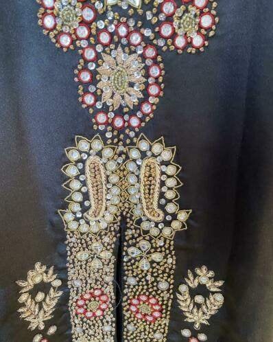 Lange kaftan/tuniek maat M [v], Ophalen of Verzenden, Zo goed als nieuw, Maat 38/40 (M), Zwart
