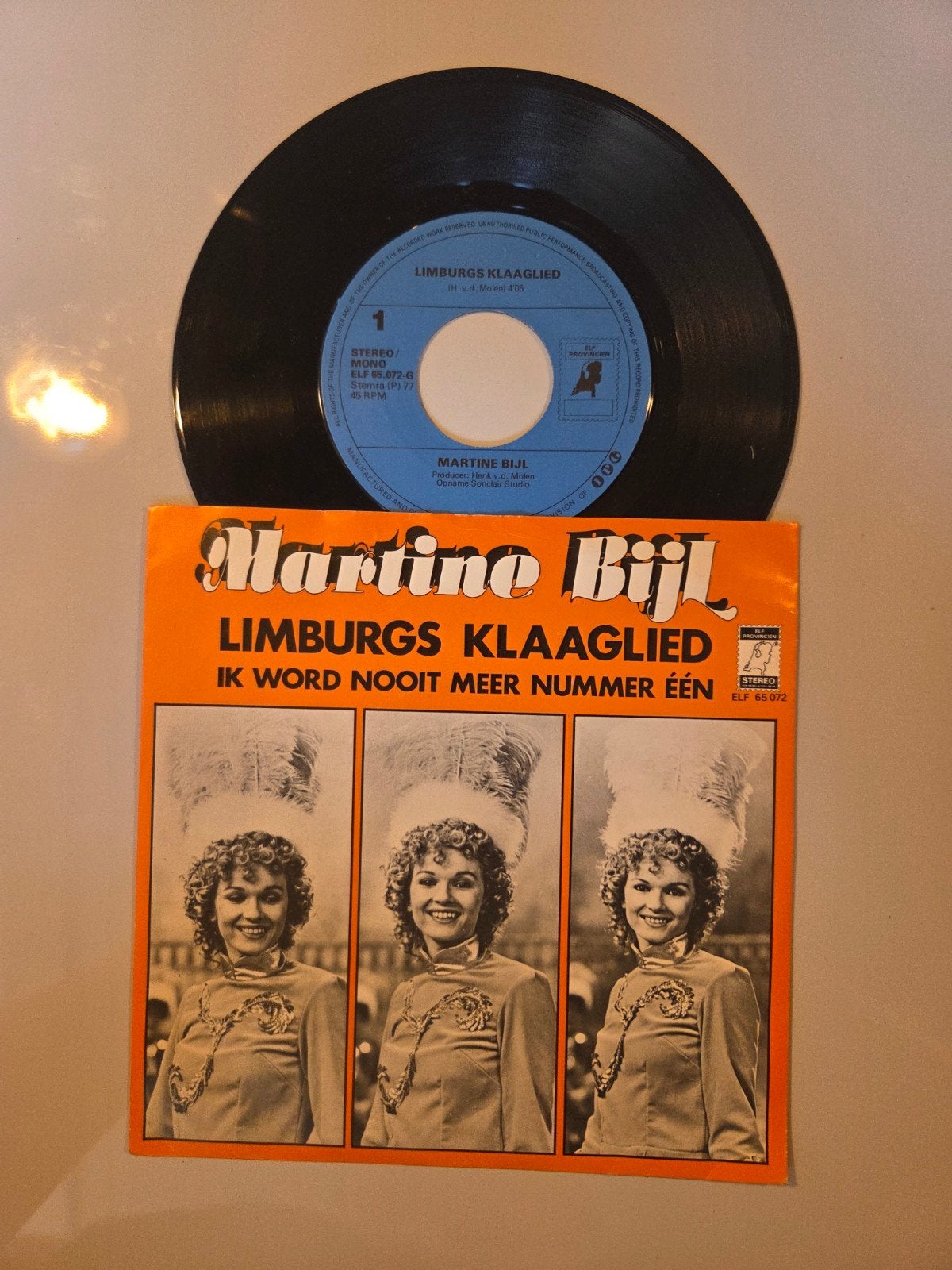 Martine Bijl - Limburg klaaglied, Ophalen of Verzenden, Gebruikt, 7 inch, Single