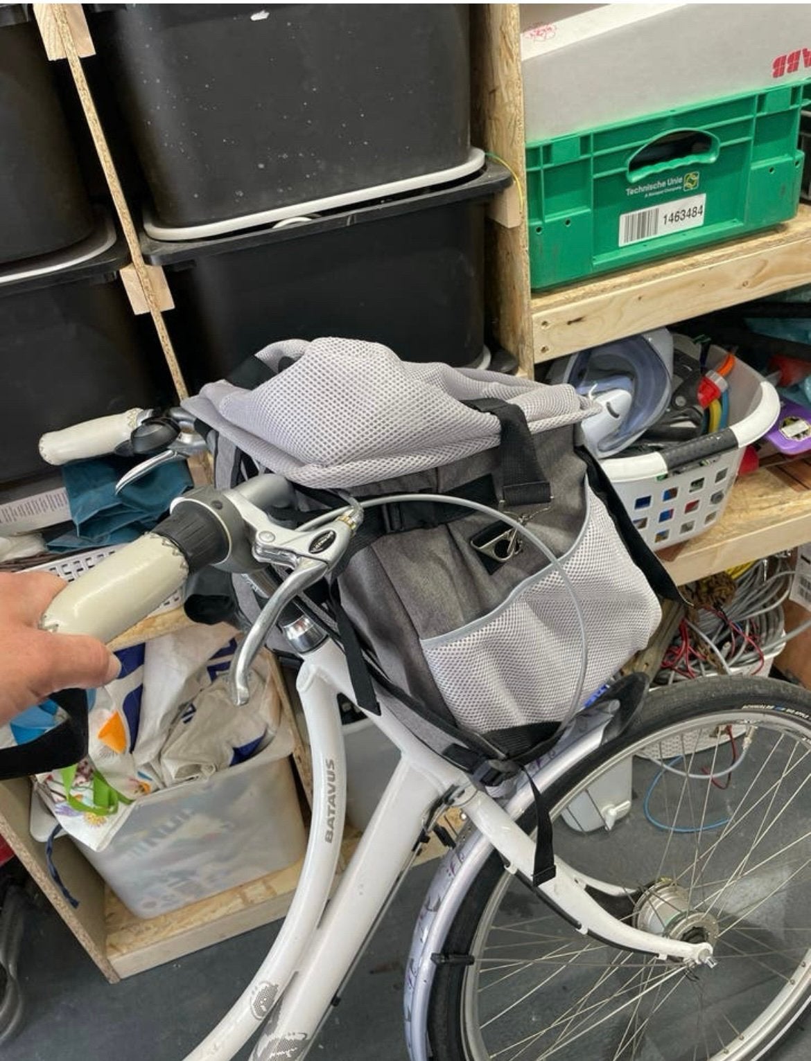Honden fiets tas, Ophalen, Zo goed als nieuw