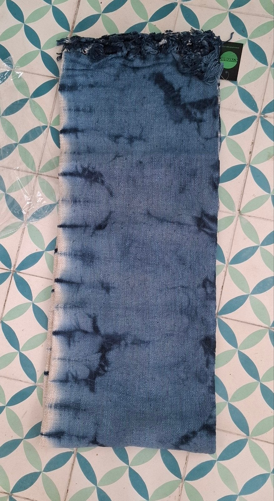 Evenaar Plaid - Blauw/Wit - 130x170 cm, Katoen, Nieuw, Ophalen of Verzenden, Plaid