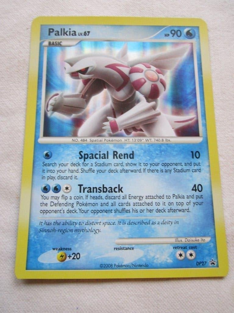 29.  Pokemon Palkia,  DP27 promo, grote kaart, Ophalen, Zo goed als nieuw