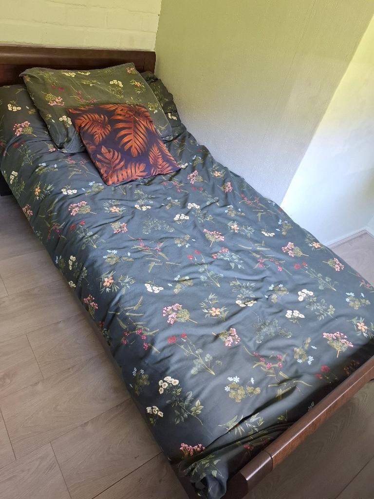 Electrisch 1 persoonsbed, Huis en Inrichting, Slaapkamer | Bedden, Ophalen, Gebruikt, 90 cm, Eenpersoons