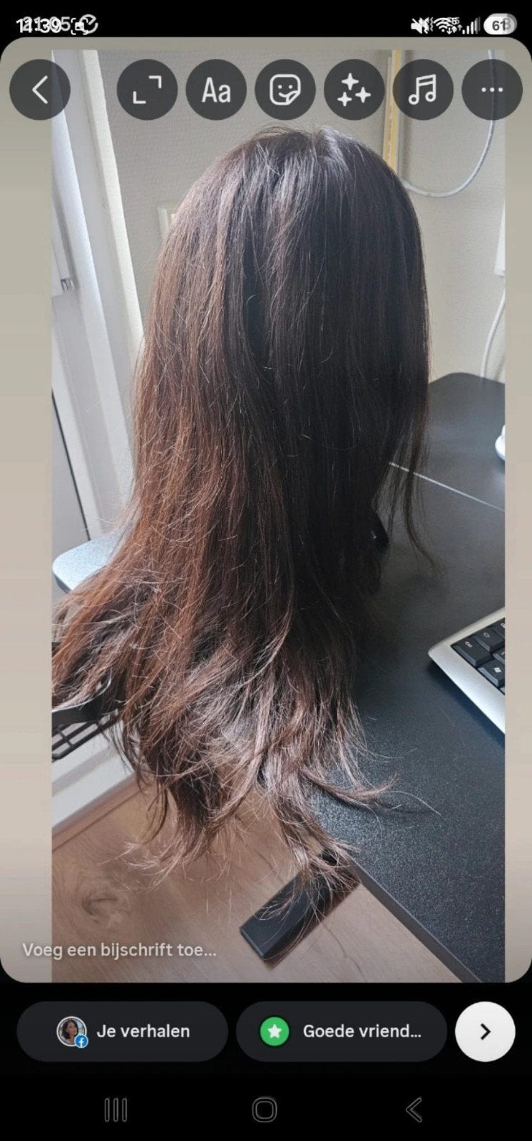 100% echt mensenhaar pruik – Adore my wig, Ophalen, Zo goed als nieuw, Pruik of Haarverlenging