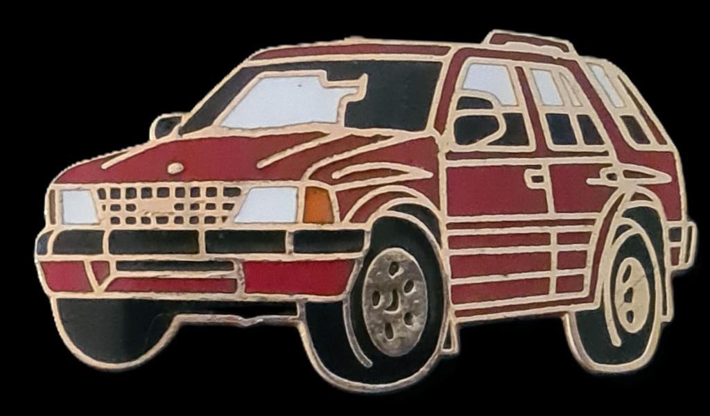 Opel type Frontera pin- rood emaille, Verzenden, Nieuw, Transport, Speldje of Pin