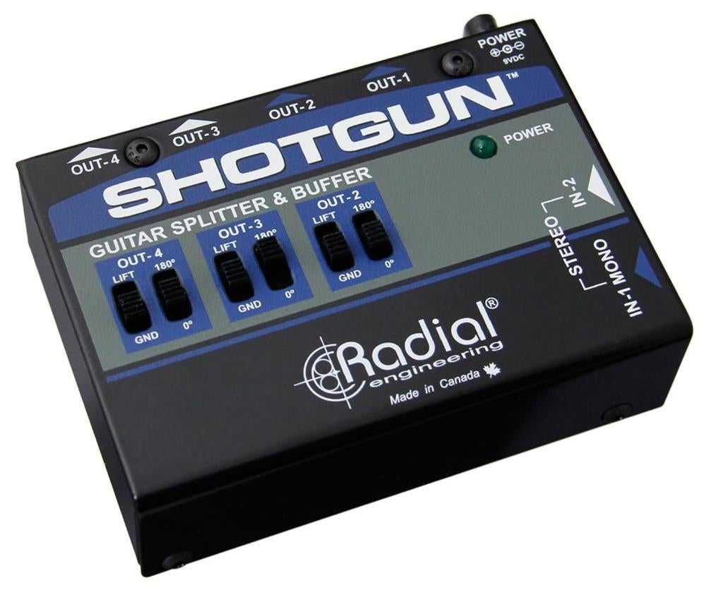 Radial Shotgun signaalsplitter & buffer, Muziek en Instrumenten, Effecten, ., Overige typen, Nieuw, Ophalen of Verzenden