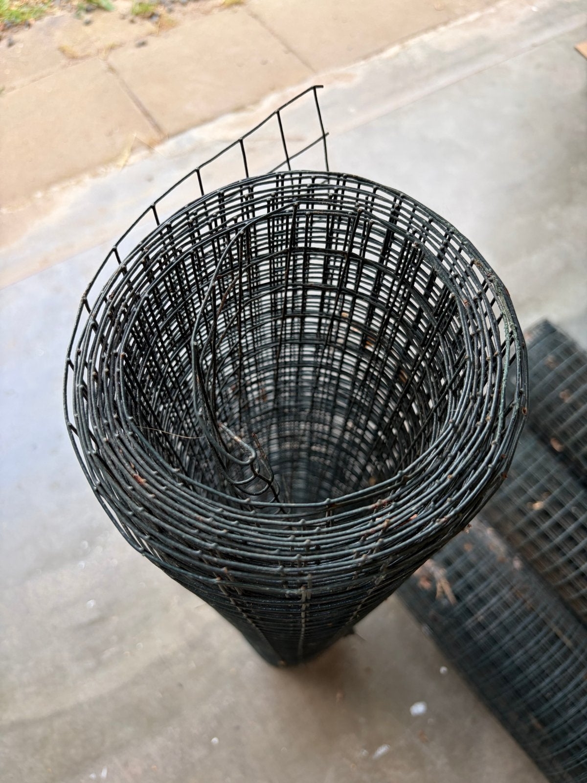 Kippengaas 6 rollen - circa 15 tot 25m totaal x 100cm hoog, Ophalen, Gebruikt, IJzer, Gaashekwerk