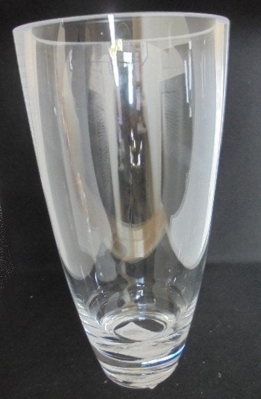 VAAS HELDER GLAS CONISCH 24 CM Nieuw, -, -, Nieuw, Ophalen of Verzenden