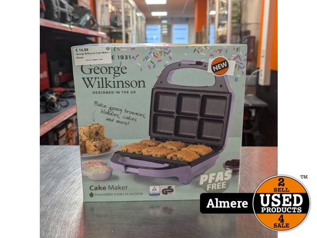 George Wilkinson Cake Maker | Nieuw, Witgoed en Apparatuur, Thuistaps, Flex Ltd., Nieuw, https://flex.com/contact-us, Nobelstraat 10, 5807 GA Oostrum LB, Limburg, Nederland