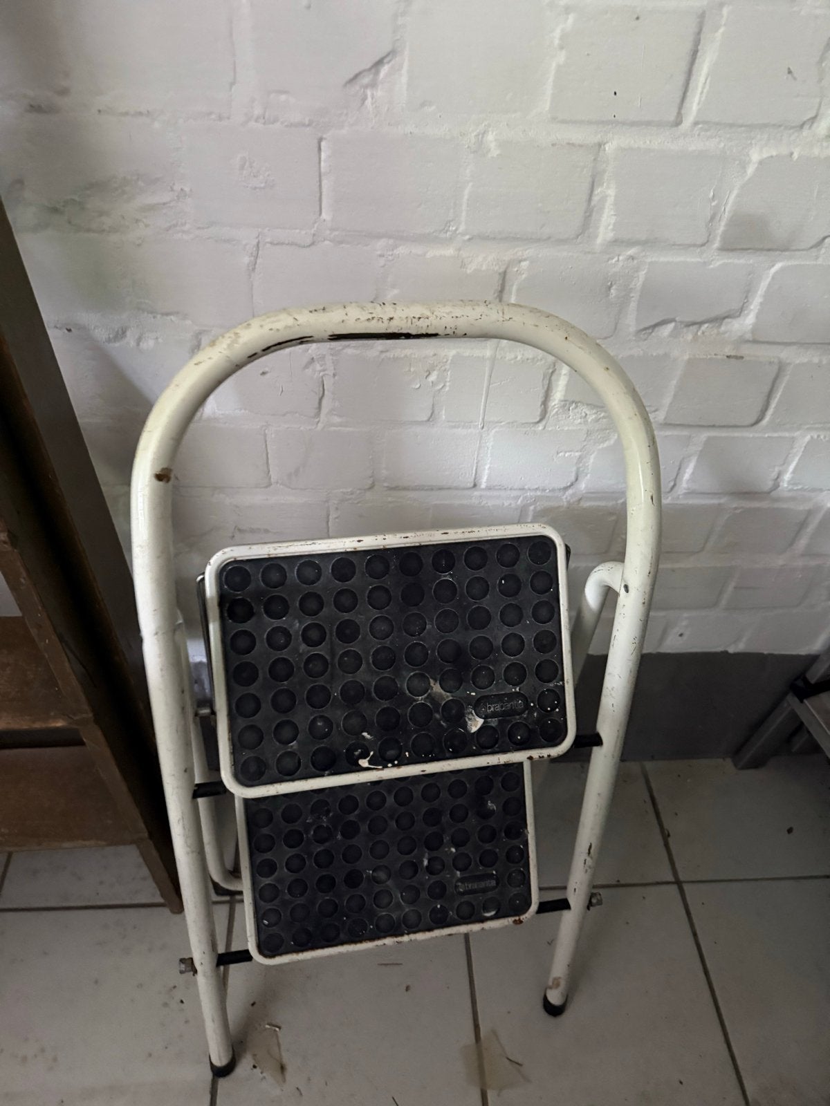 Brabantia trapje met twee treden - ideaal voor zwembad, Ophalen, Gebruikt