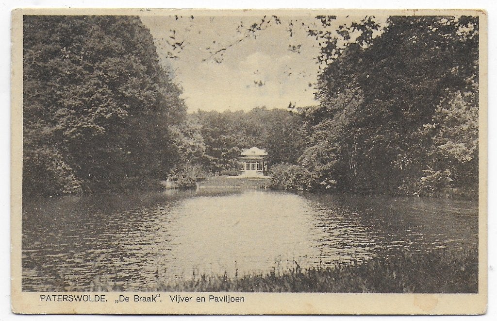 Paterswolde De Braak Ansichtkaart Uit 1939 ( B7365 ), Ophalen of Verzenden, 1920 tot 1940, Gelopen