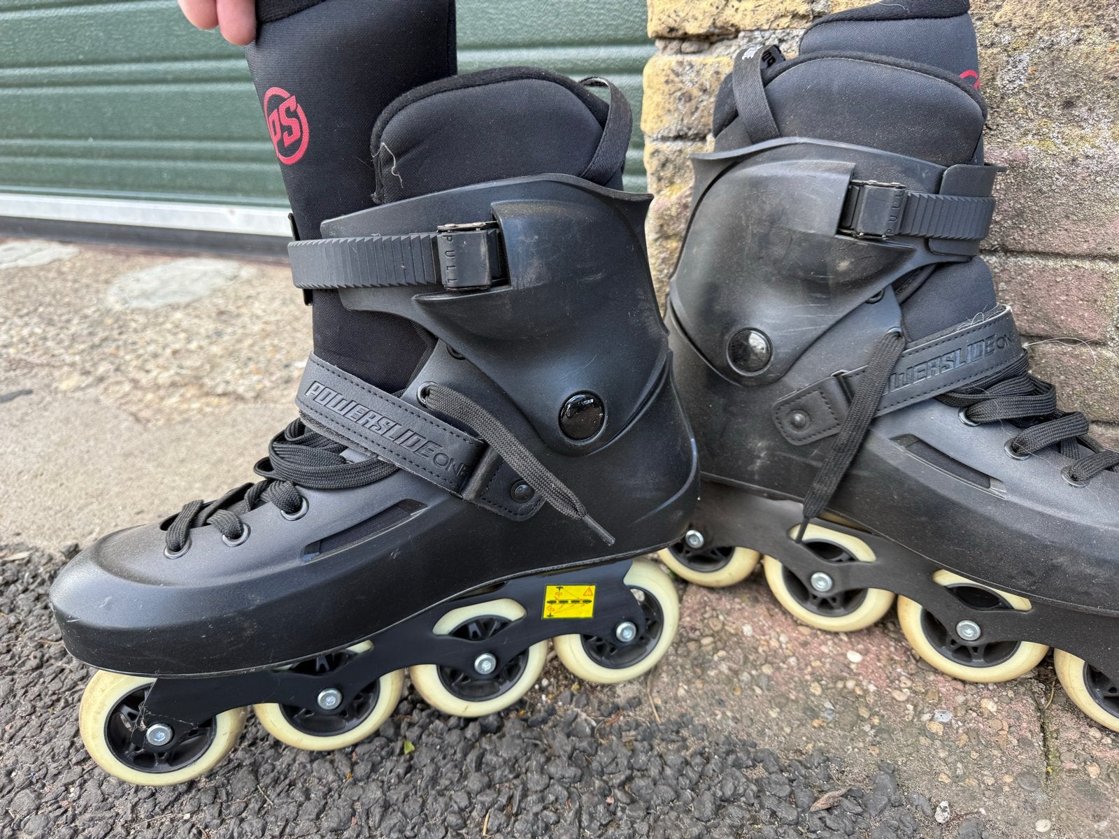 Powerslide Zoom Black 80 inline skates - Maat 45-47, Heren, Ophalen of Verzenden, Zo goed als nieuw, Inline skates 4 wielen