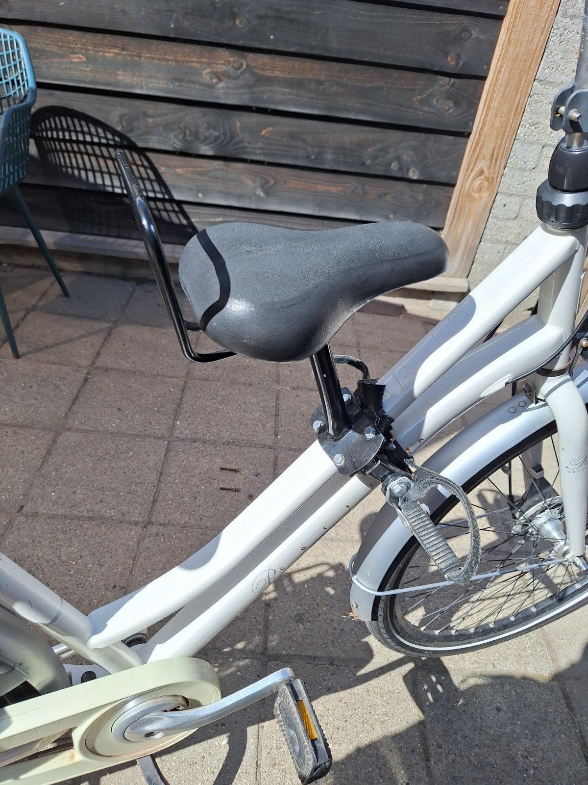 zadel op stang model 3, Ophalen, Gebruikt, Minder dan 14 inch