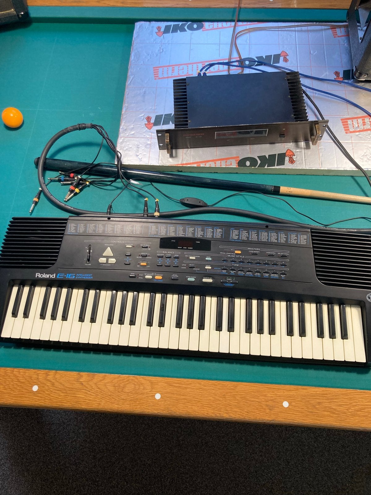 Roland E-16 Intelligent Synthesizer Keyboard, Ophalen, Roland, Midi-aansluiting, 61 toetsen