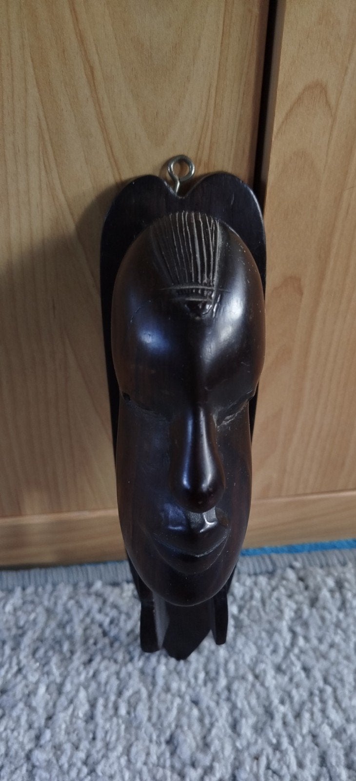 houten borstbeeld, Ophalen of Verzenden, Hout