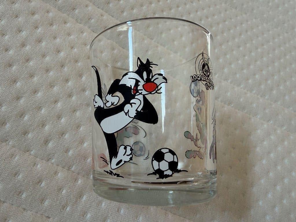Glas Duo Penotti Looney Tunes Bugs Bunny, Ophalen of Verzenden, Looney Tunes, Zo goed als nieuw, Beeldje of Figuurtje