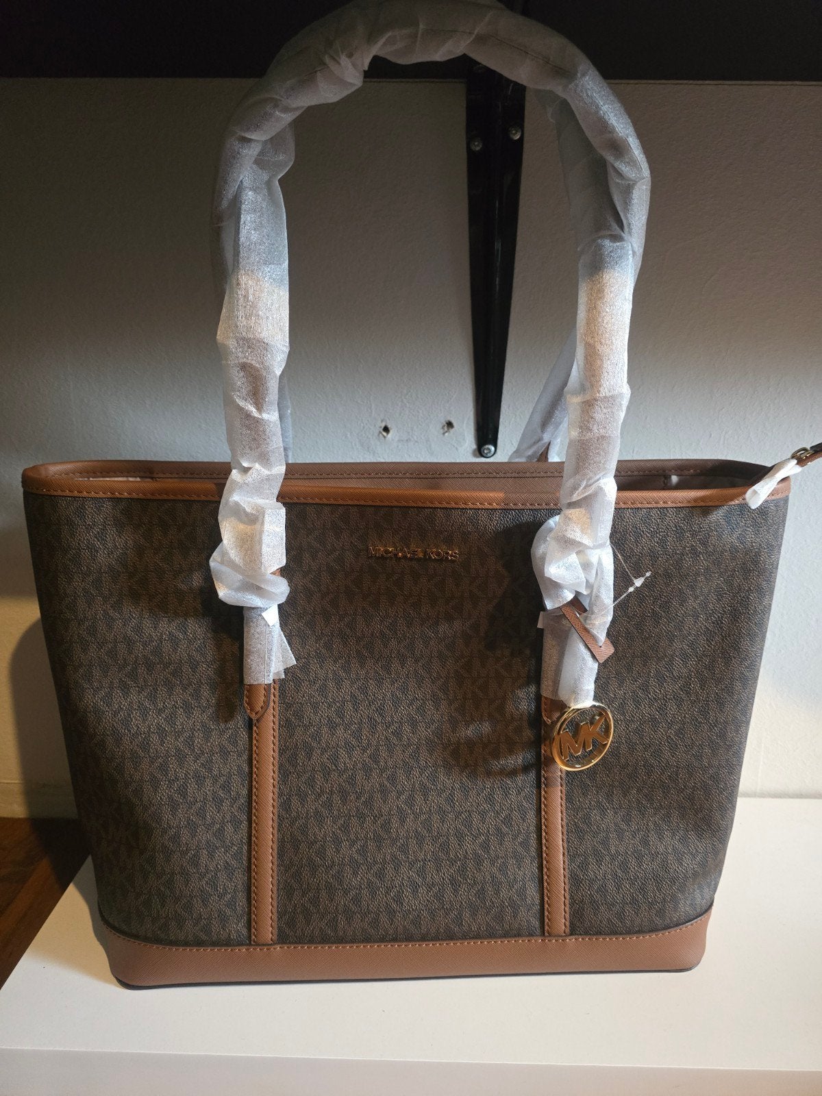 Michael Kors Shopper, Sieraden, Tassen en Uiterlijk, Tassen | Damestassen, Ophalen of Verzenden, Nieuw, Bruin, Shopper