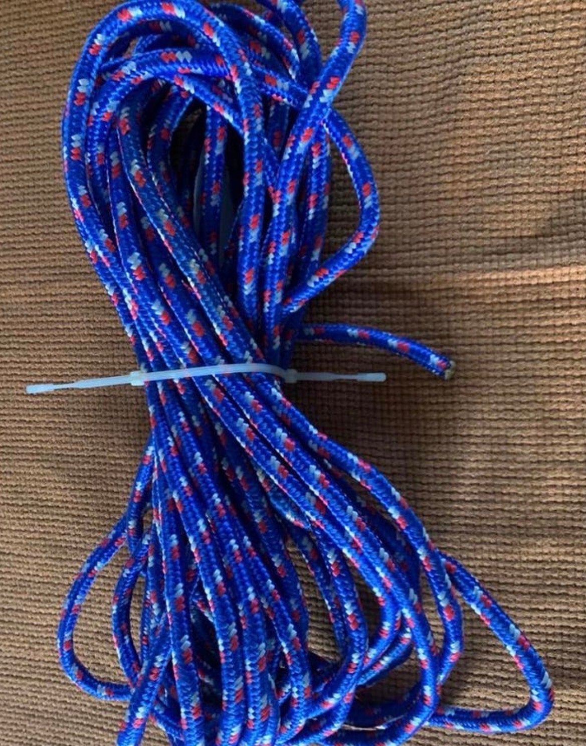 Gevlochten polypropyleen touw - 6mm. Lengte 5 meter., Ophalen, Nieuw, Lijn of Blok