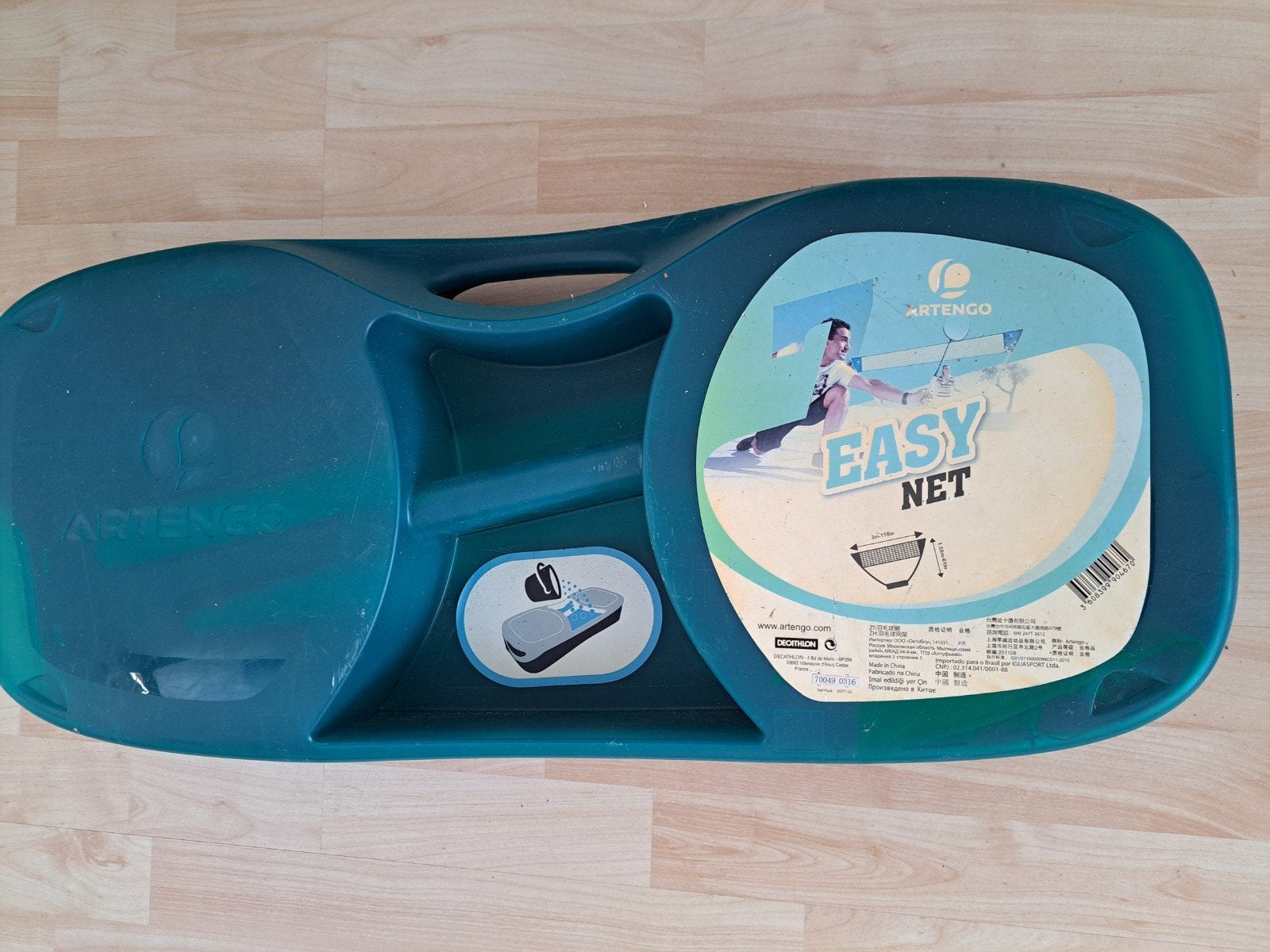 Artengo Easy Net Badminton/Tennis Net, Ophalen