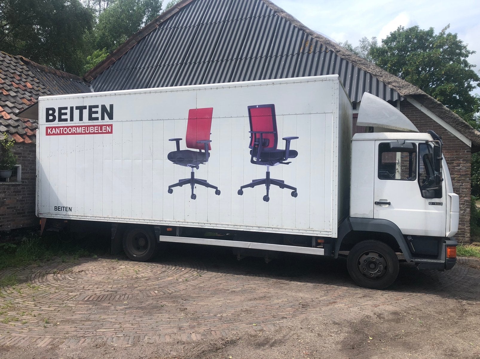 MAN 8.153 bakwagen 1997, Overige carrosserieën, Wit, Overige kleuren, Particulier