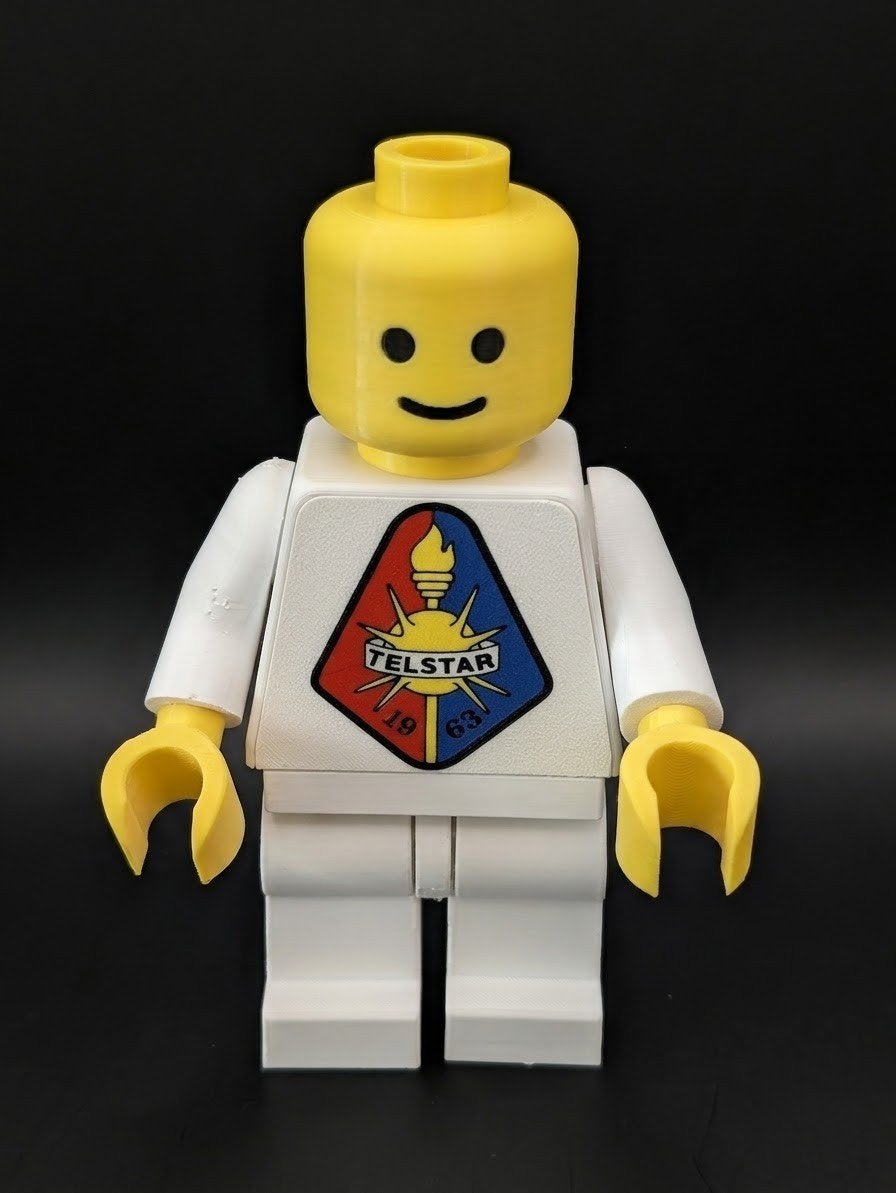 Grote LEGO pop - Telstar 1963 - 20 cm hoog, Verzamelen, Ophalen of Verzenden, Gebruikt, Overige typen