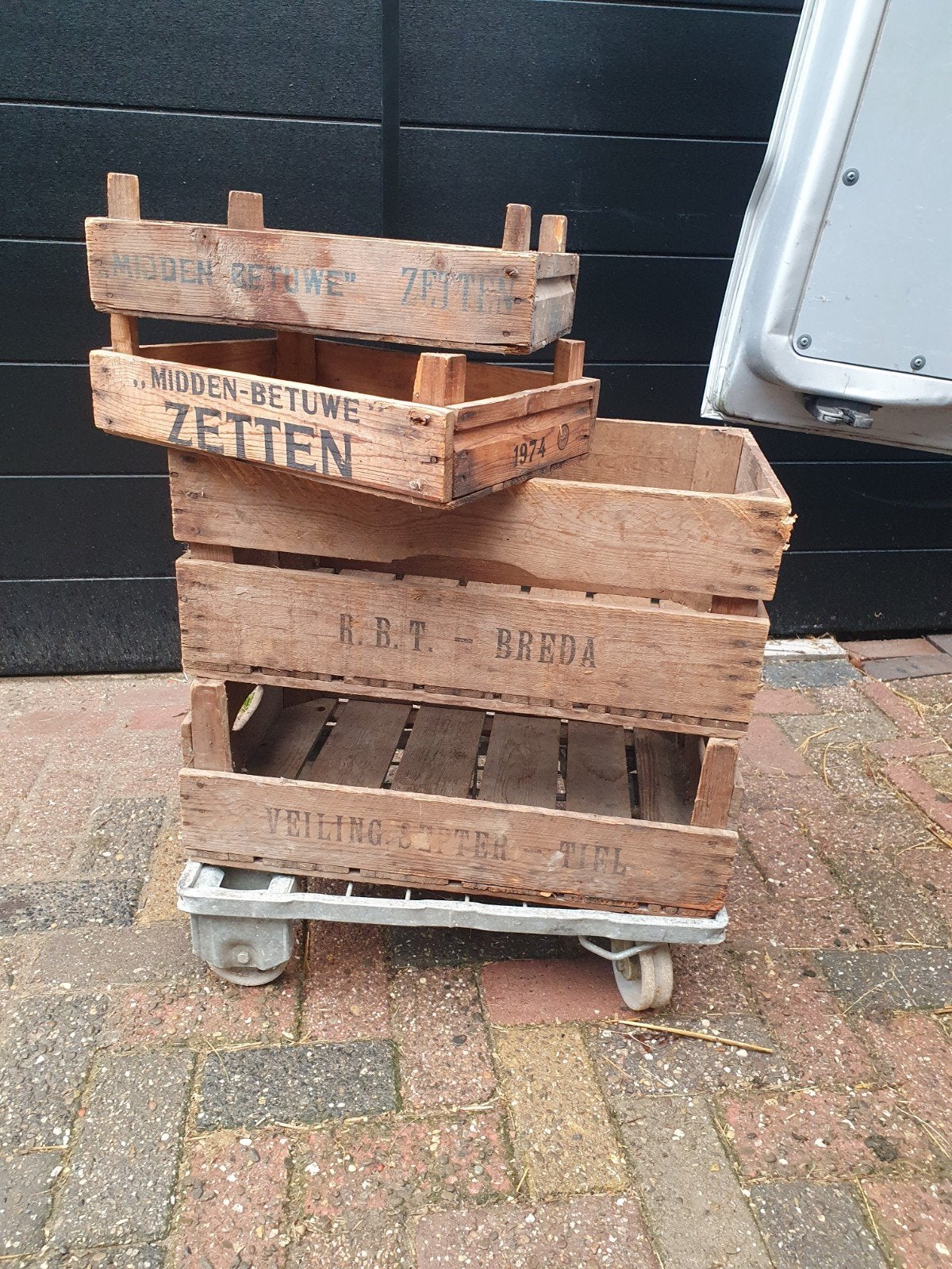 diverse fruitkistjes, Ophalen, Minder dan 50 cm