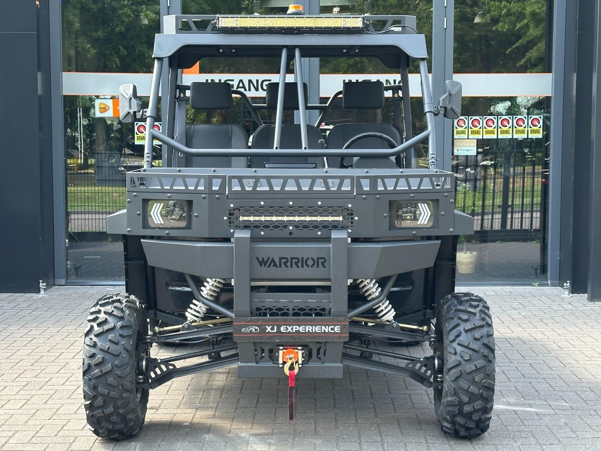 MASSIMO WARRIOR 1000 CC UTV AUTOMAAT 3 Pers 4X4 LIER LED BTW, Automaat, Gebruikt, Zwart, Bedrijf
