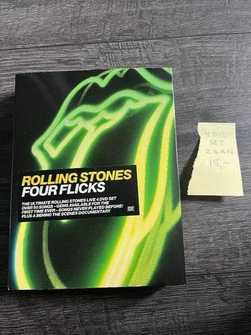 The rolling stones fout Flicks dvd box  Verzendkosten koper, Cd's en Dvd's, Dvd's | Muziek en Concerten, Alle leeftijden, Ophalen of Verzenden