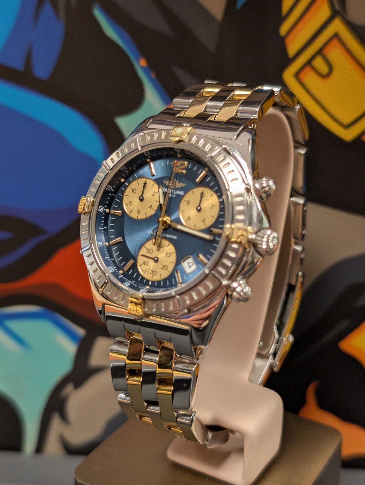Breitling chrono Sirius B53011, Sieraden, Tassen en Uiterlijk, Horloges | Heren, Ophalen of Verzenden, Zo goed als nieuw, Breitling