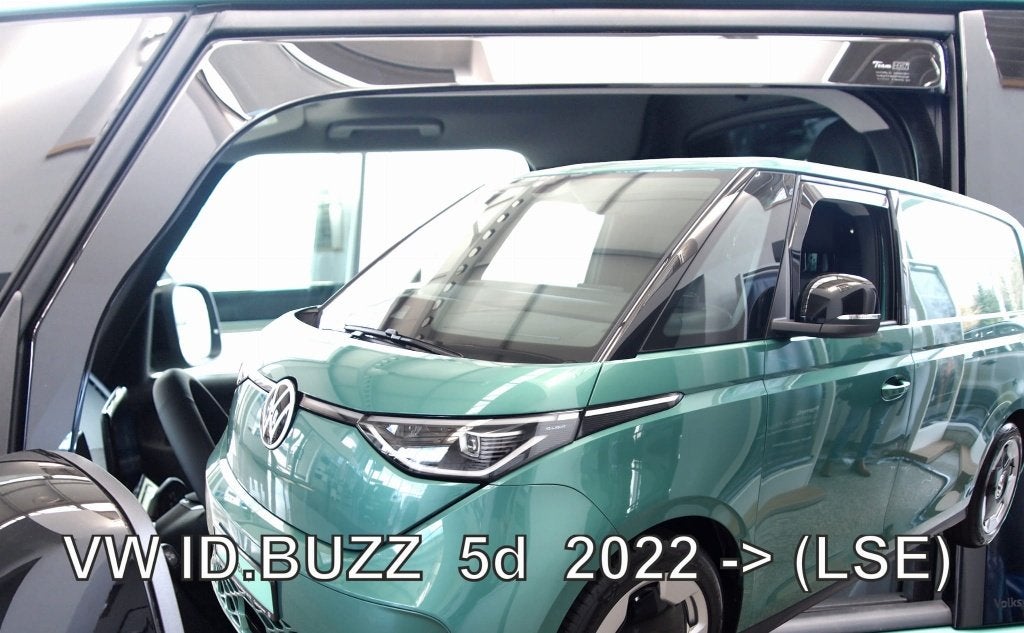 vw ID Buzz zijwindschermen donker getint raamspoilers visors, Caravans en Kamperen, Ophalen of Verzenden, Nieuw