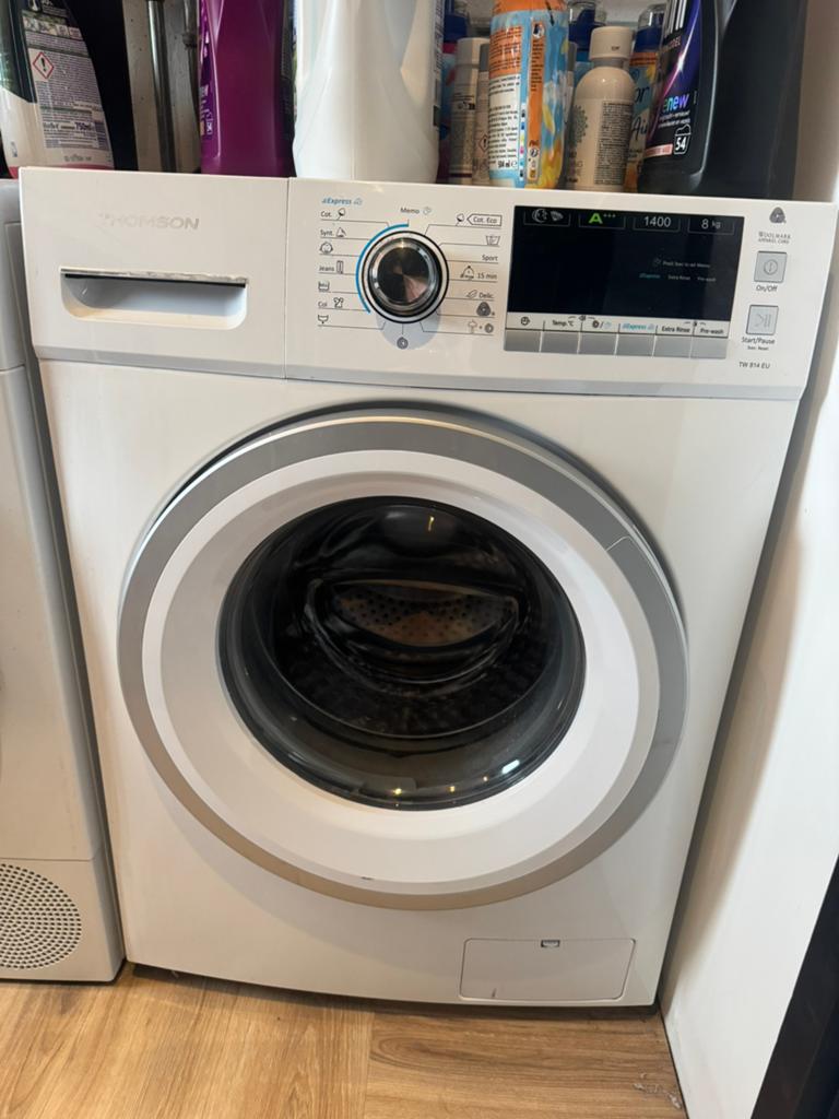 Wasmachine, Witgoed en Apparatuur, Ophalen, 1200 tot 1600 toeren, 85 tot 90 cm