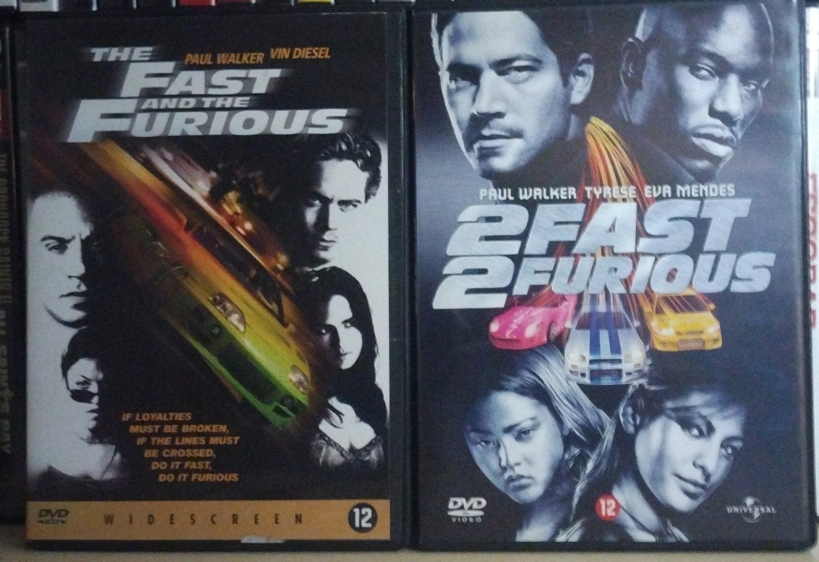 The Fast and the Furious & 2 Fast 2 Furious DVD, Ophalen of Verzenden, Vanaf 12 jaar, Inclusief doosje, Gebruikt