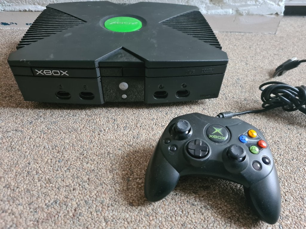 XBOX classic, Ophalen of Verzenden, Gebruikt, Met 1 controller