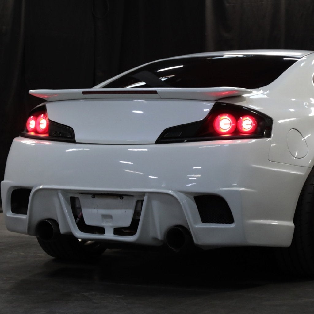 Spec-D Tuning achterlichten zwart - Infiniti G35 Coupe 03-07, Ophalen of Verzenden