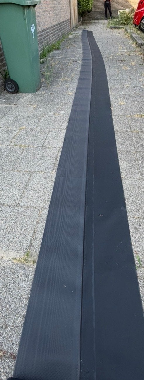 Nieuwe EPDM loodvervanger rol - 11,5m x 40cm, Doe-het-zelf en Verbouw, Kunststof, Zwart, Overige typen, Nieuw
