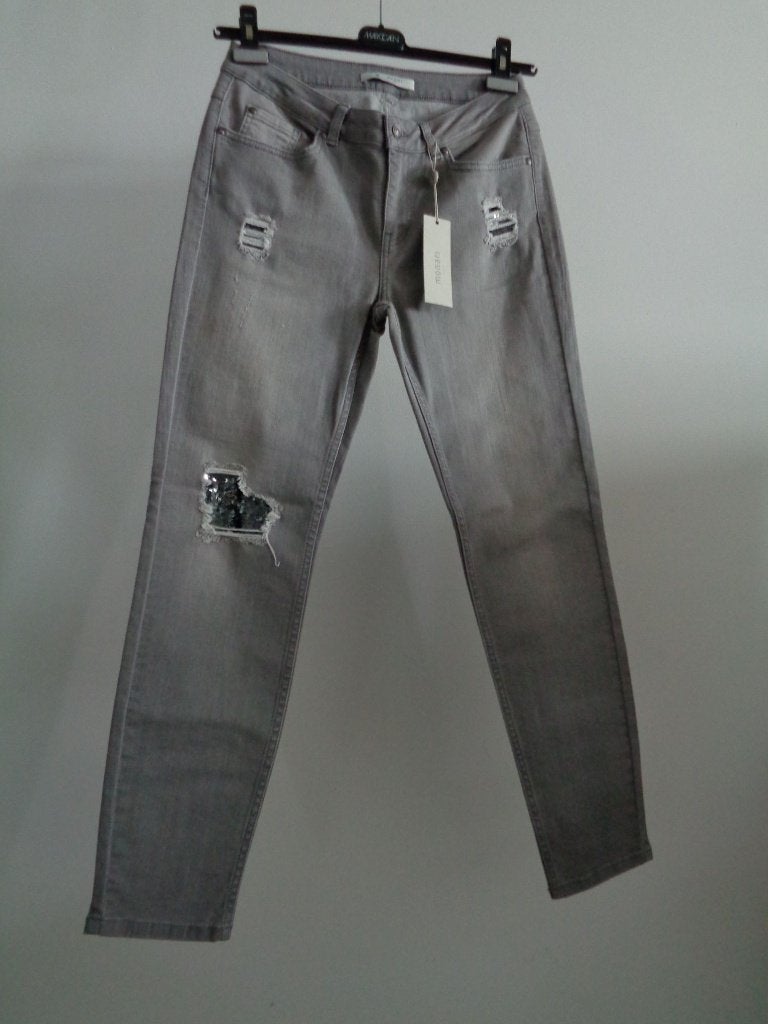 Monari grijze jeans, maat 38, NIEUW met kaartje, Maat 38/40 (M), Monari, Nieuw, Ophalen of Verzenden