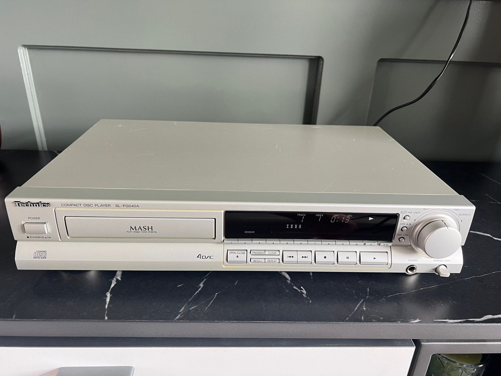 Technics Compact Disc Player SL-PH540A  afstandsbediening, Ophalen of Verzenden, Zo goed als nieuw, Overige merken